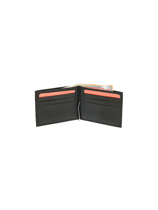 Lavor Men's Leather Card Wallet Black