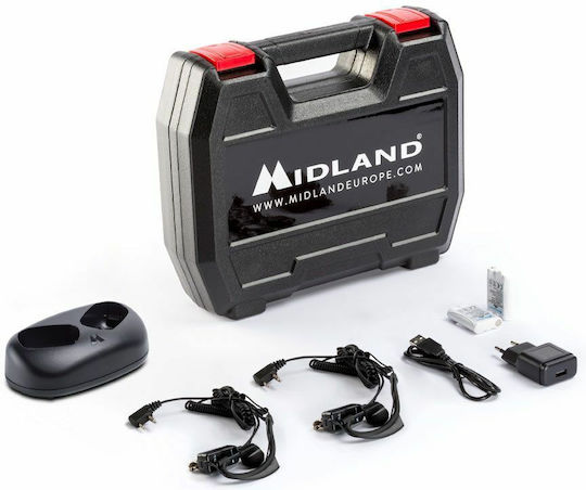 Midland XT50 Adventure Ασύρματος Πομποδέκτης PMR με Μονόχρωμη Οθόνη Σετ 2τμχ