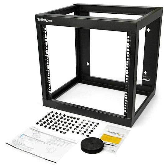 StarTech Επιτοίχια Καμπίνα Rack 9U Μαύρο RK919WALLO
