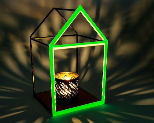 Adhesive Reflective Tape Made of Plastic in Green Colour 3m x 1.3cm
