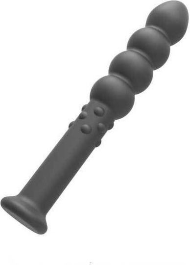 Zenn Bim Bam Line Πρωκτικό Dildo Silicone Double Fun Μαύρο 20cm