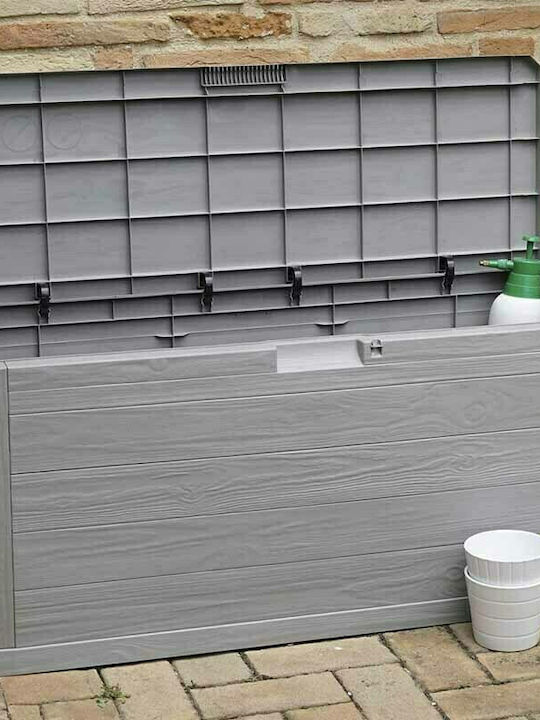 Toomax Outdoor Storage Box Italy 280lt Gray L117xW45xH56cm
