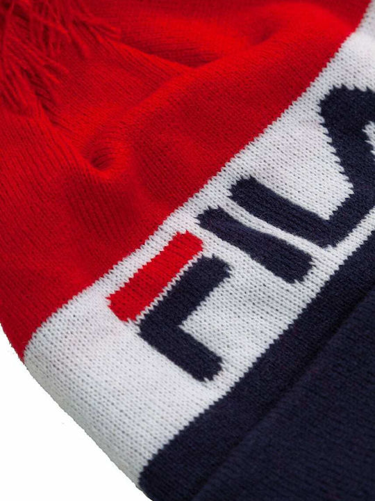 Kato Knitted Beanie Cap Red True
