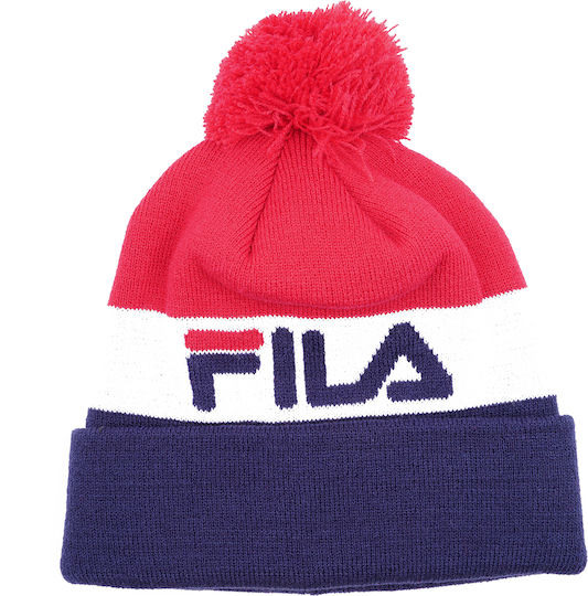 Kato Knitted Beanie Cap Red True