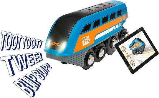 Brio Toys Smart Tech Sound Action Σετ με Τρενάκι από Ξύλο για 3+ Ετών