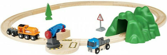 Brio Toys Starter Lift Load Σετ με Τρενάκι από Ξύλο για 3+ Ετών