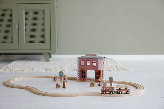 Little Dutch Firefighting Extension Railroad Accessories made of Wood for 3+ years+ Years