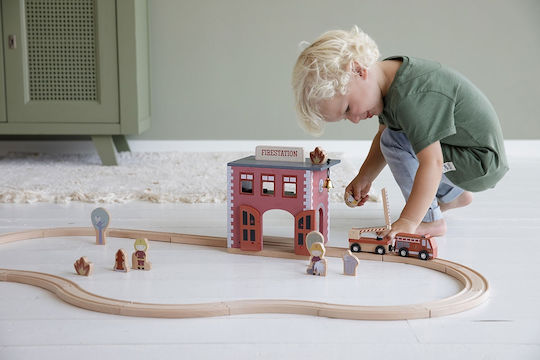 Little Dutch Firefighting Extension Railroad Accessories made of Wood for 3+ years+ Years