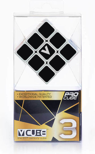 V-Cube 3 Flat Speed Cube 3x3 White for 6+ years old Years 207186 1pcs