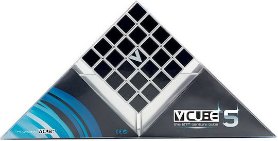V-Cube 5 Flat Speed Cube 5x5 White for 6+ years old Years 132258 1pcs
