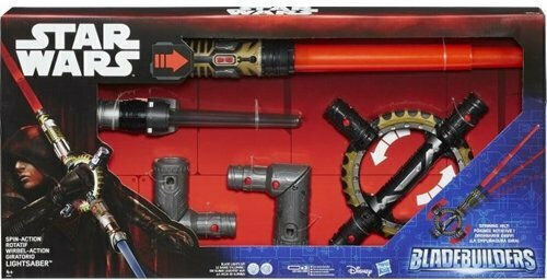 Hasbro Star Wars Bladebuilders Spin Action Lightsaber