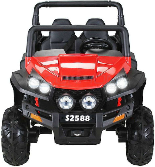 Commander Buggy Doppelsitzer Mit Fernbedienung 24 Volt Rote Für 2+ Jahre
