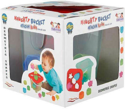 Pilsan Shape Sorting Toy Παιδικό Κουβαδάκι Ταξινόμησης for 12++ Months