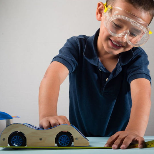 Stanley Jr Toys Παιχνίδι Κατασκευών Ξύλινo Αγωνιστικό Αυτοκίνητο για Παιδιά 5+ Ετών