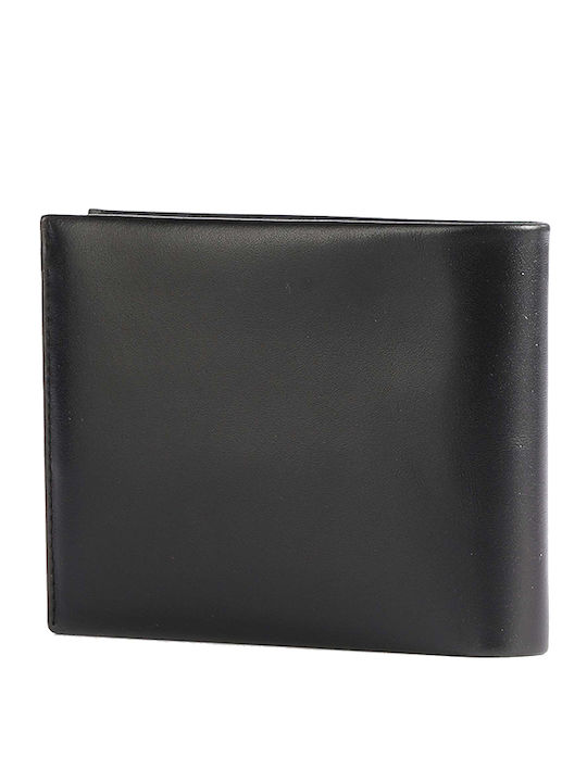 Classic Billfold Leather Men's Wallet Classic with RFID Black