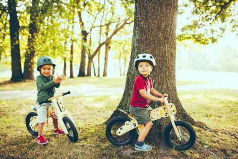 Dip Dap Kids Balance Bike Little Monsters Beige