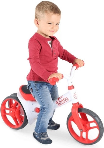 Y Volution Bicicletă de Echilibru pentru Copii Velo Twista Roșu