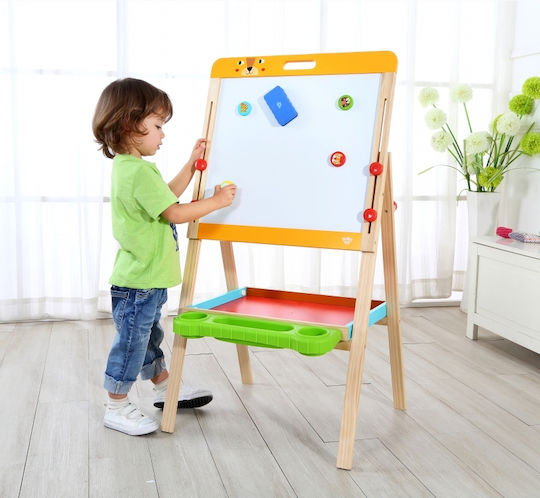 Tooky Toys Πίνακας Μαγνητικός / Μαρκαδόρου Διπλής Όψης Επιδαπέδιος 55x50.5x118εκ.