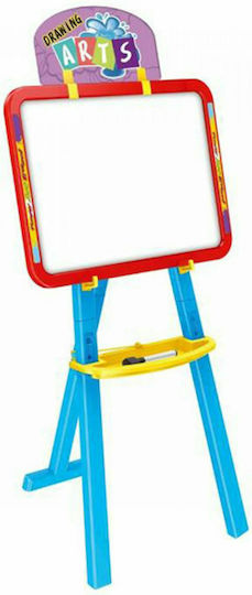 Luna Markerboard Double Sided Floor Board 40.5x59.5cm Blue