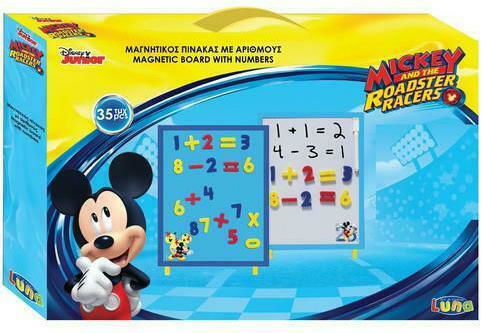 Luna Mickey Numbers Kids Magnetic Board / Markerboard