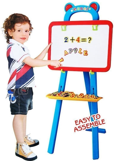 Moni Learning Easel Πίνακας Μαγνητικός / Μαρκαδόρου / Μαυροπίνακας Διπλής Όψης 44.5x38.9x94.5εκ.
