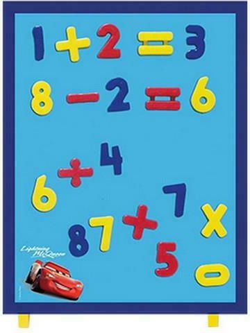 Luna Numbers Cars Πίνακας Μαγνητικός / Μαρκαδόρου