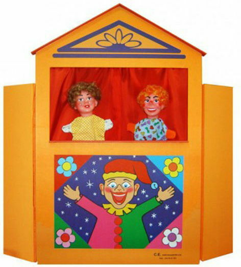 Afoi Kalantzi Wooden Puppet Theater Kids Puppet Theater Arlekinos