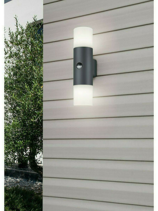 Trio Lighting Hoosic Wall-Mounted Outdoor Ceiling Light E27 IP44 Double Beam 8x33εκ.