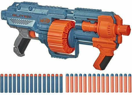 Nerf Нерф изстрелвач Shockwave RD-15 Елит 2.0 за 8+ години+ години