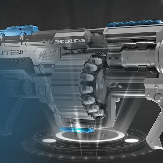 Nerf Launcher Elite 2.0 for 8+ years old years Commander RD-6