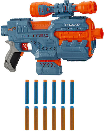 Nerf Launcher Elite 2.0 for 8+ years old years Phoenix CS 6