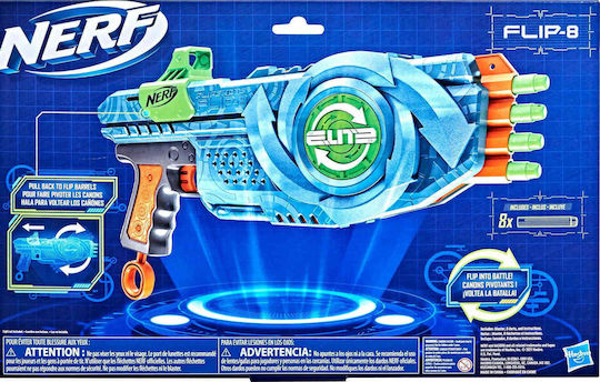 Nerf Flip 8 Elite 2.0 für 8+ Jahre+ Jahre