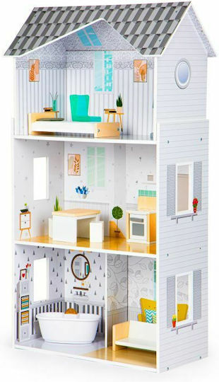 Ecotoys Ξύλινο Κουκλόσπιτο