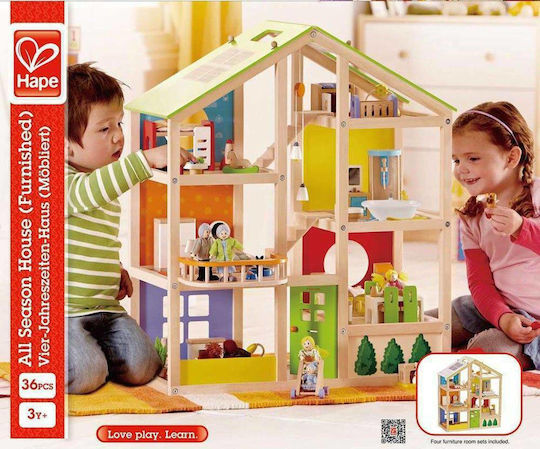 Hape All Season House Wooden Dollhouse