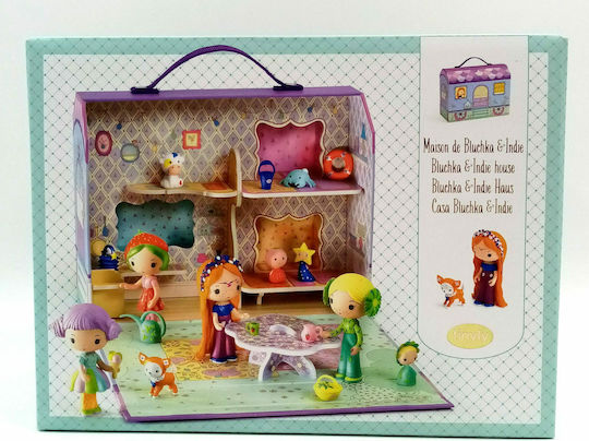 Djeco Tinyly Căsuță de păpuși din lemn