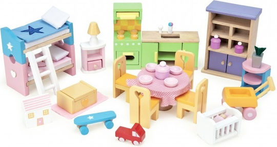 Le Toy Van Starter Furniture Set Мебели за Къща за Кукли