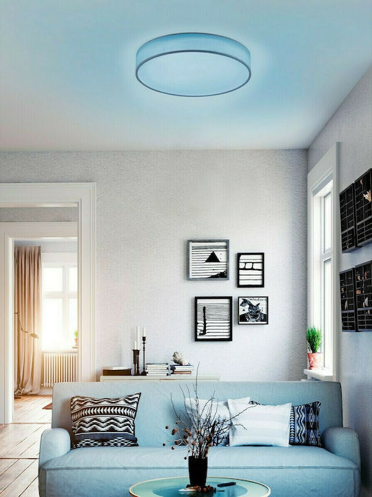Trio Lighting Diamo Rund Draußen LED Panel 36W mit Kaltweiß Licht 5000K
