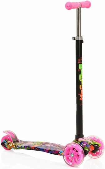 Byox Kids Scooter Rapture 3-Wheel for 3+ Years Pink