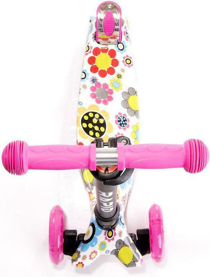 Lorelli Kids Scooter Foldable Rapid 3-Wheel for 5+ Years Pink