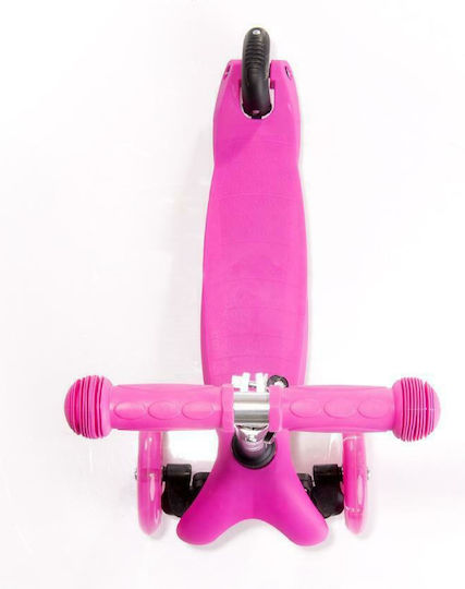 Lorelli Kids Scooter Foldable Mini 3-Wheel for 3+ Years Pink