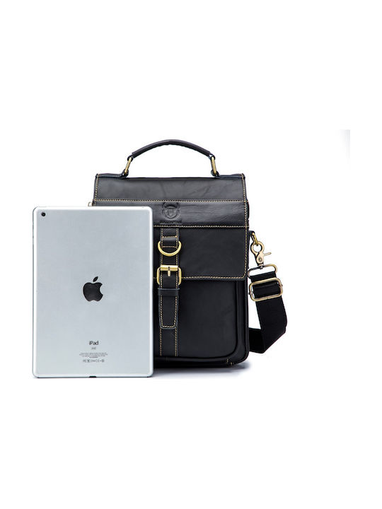 Leather Men's Black Briefcase