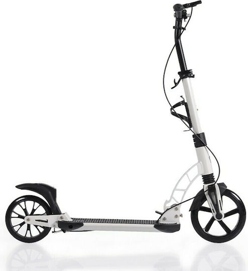 Byox Kids Scooter Foldable Contrast 2-Wheel for 10+ Years White