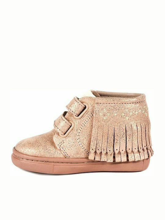 Kids Sneakers High with Scratch Gold