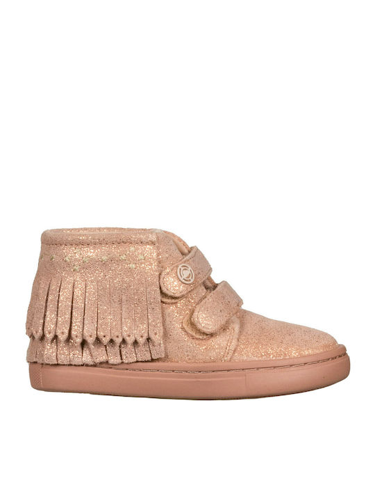 Kids Sneakers High with Scratch Gold