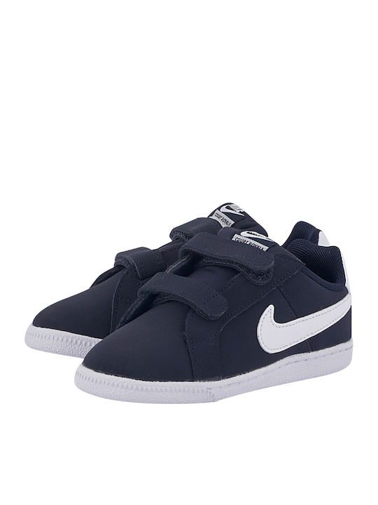 Court Royale TDV Kids Sneakers with Scratch Navy Blue