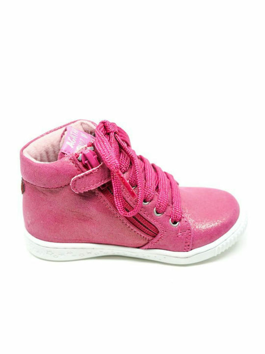 191945 Kids Sneakers High Fuchsia