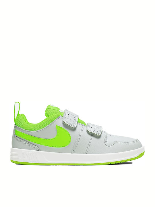 Pico 5 PSV Kids Sneakers with Scratch Pure Platinum / Electric Green / White