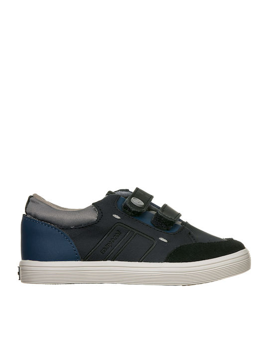 Παιδικά Sneakers με Σκρατς Navy Μπλε