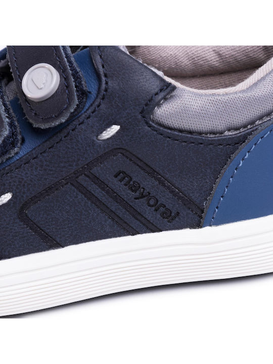 Παιδικά Sneakers με Σκρατς Navy Μπλε