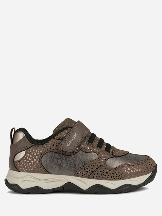 Calco Kids Sneakers Anatomic with Scratch Brown